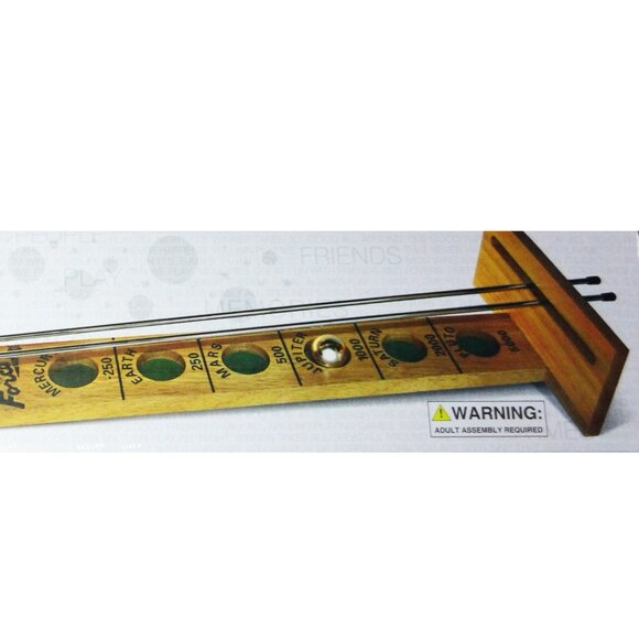 Vintage Space Force Shoot the Moon Puzzle Game Wooden Skill Toy Family Fun NIB - Picture 4 of 5